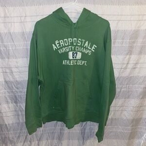 Aéropostale green and white hoodie